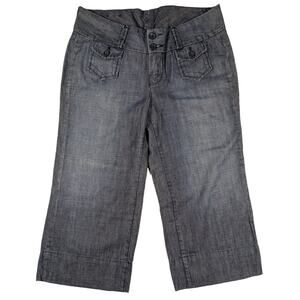 Lucky Brand Y2K Chambray Cropped Jeans Size 30